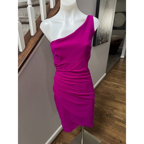 Chiara Boni La Petite Robe ruched one-shoulder midi dress Size 40 - Picture 1 of 3